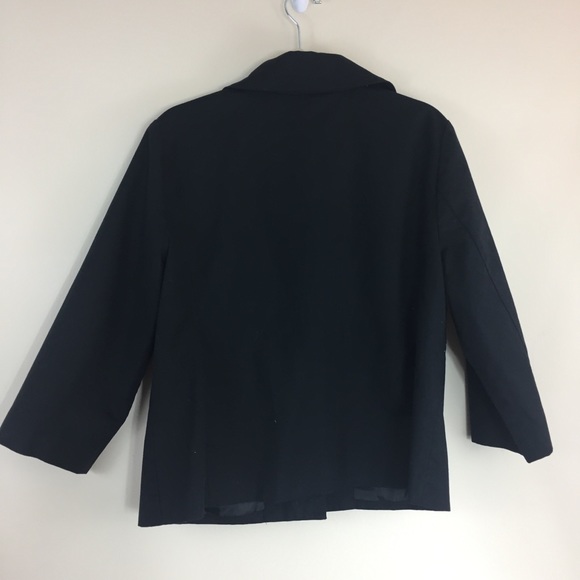 Rafaella black button up blazer spring jacket XL - Picture 5 of 8